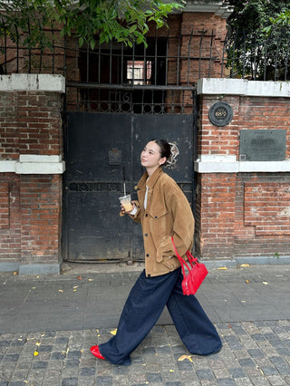 suede pocket jacket