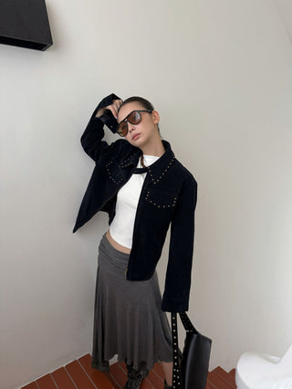 lace hem skirt