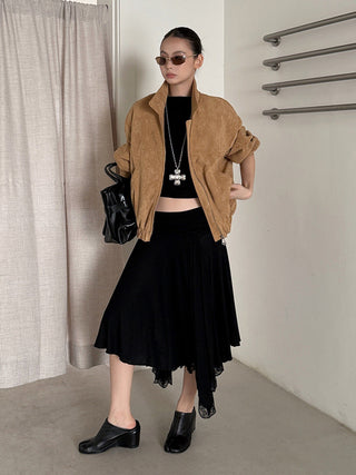 lace hem skirt