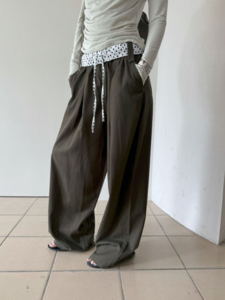polka dot pants