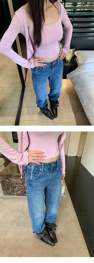tie-dyed jeans