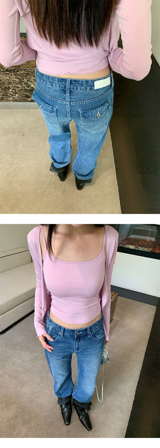 tie-dyed jeans
