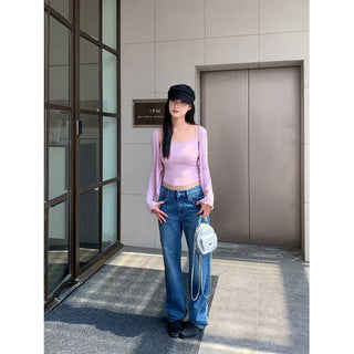 tie-dyed jeans