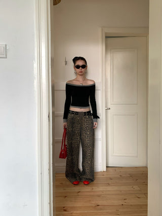 contrast shoulder tops