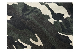camouflage denim skirt