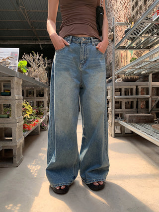 pocket wide jeans