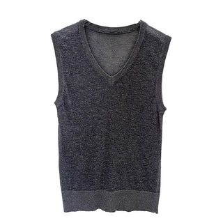 V-neck knitted top