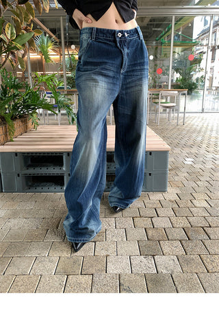 dislocation button jeans