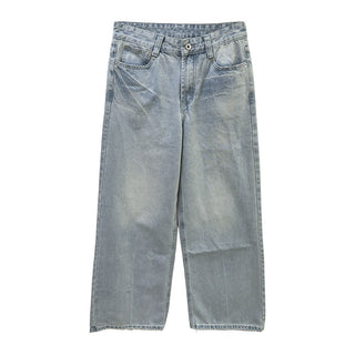 crack tie-dyed jeans