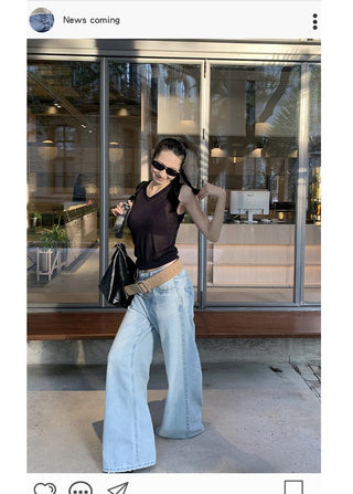 crack tie-dyed jeans