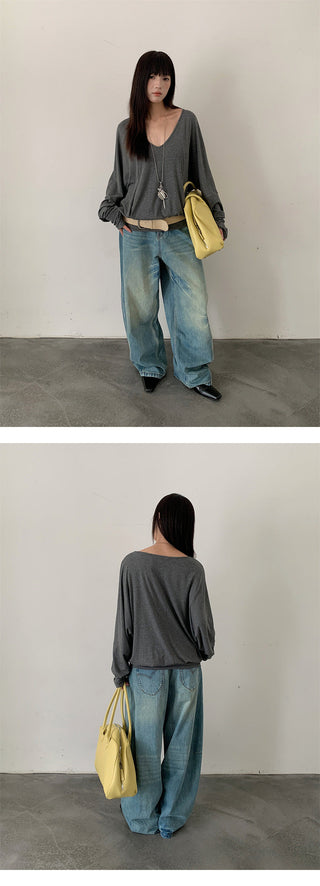 split machete jeans