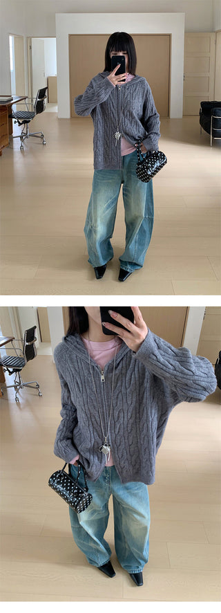 split machete jeans