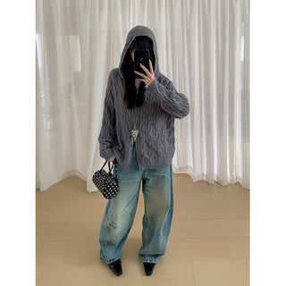 split machete jeans