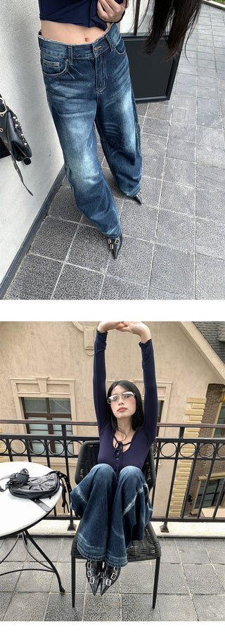 scratch machete jeans