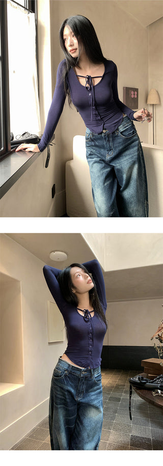 scratch machete jeans