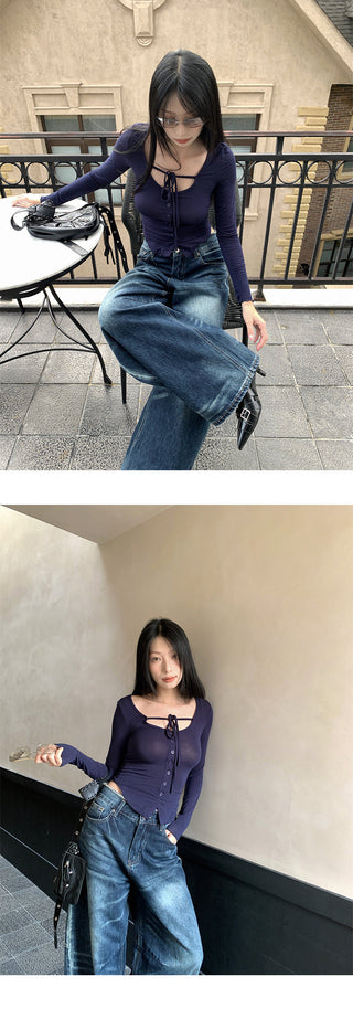 scratch machete jeans