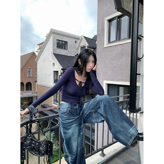 scratch machete jeans