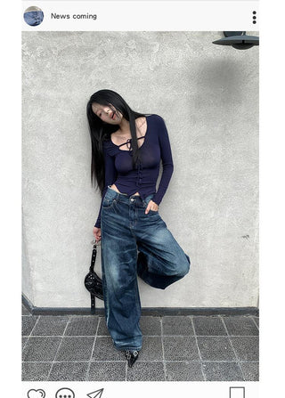 scratch machete jeans