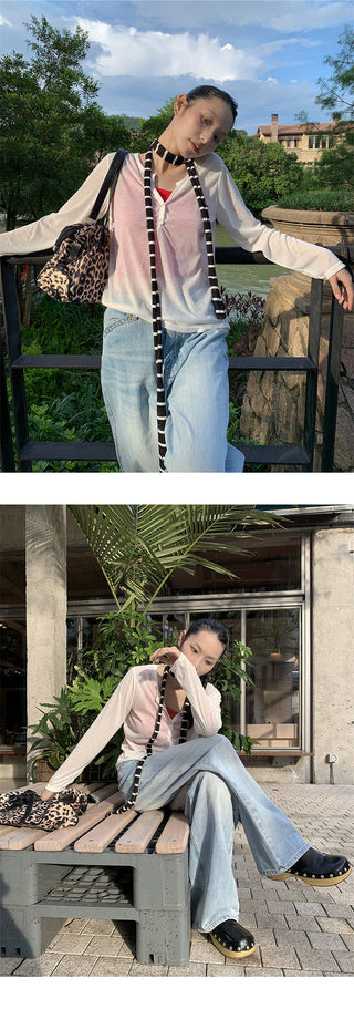 polo collar tops