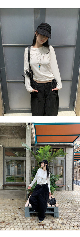 backless hollow tops