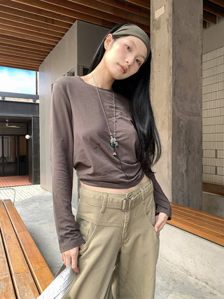 backless hollow tops