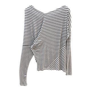 irregular striped top
