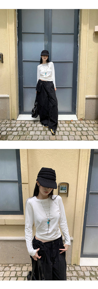 cargo wide pants
