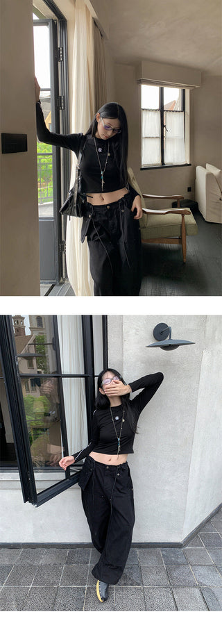 cargo wide pants
