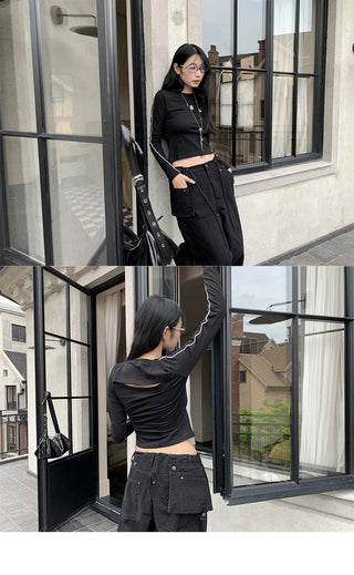 cargo wide pants