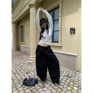 cargo wide pants