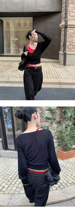 pleating wide jeans