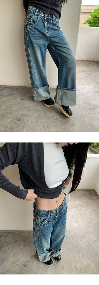 flip white jeans