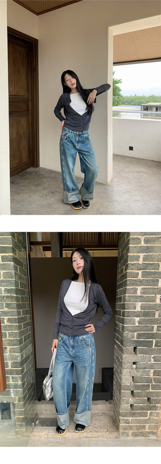 flip white jeans