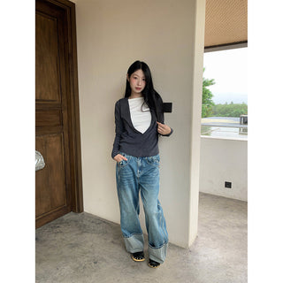 flip white jeans