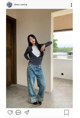 flip white jeans