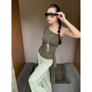 ribbon shoulder top