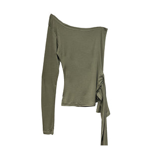 ribbon shoulder top