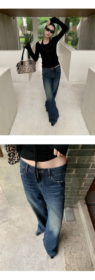 casual straight jeans