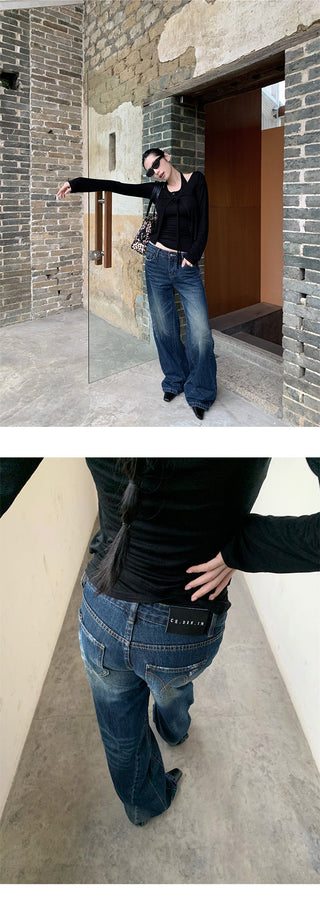 casual straight jeans
