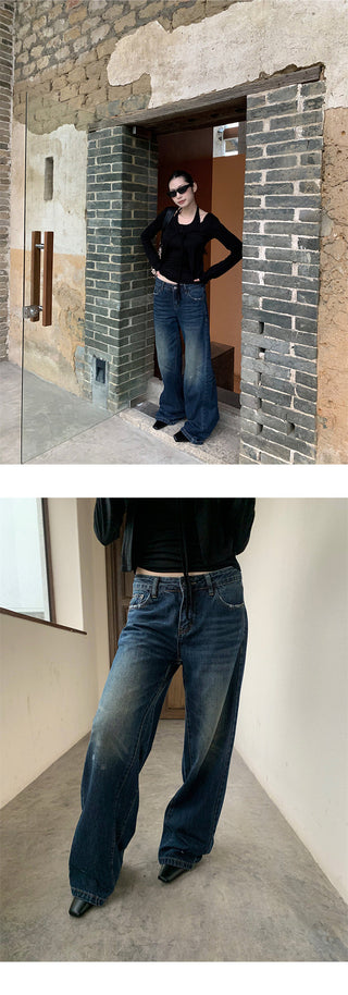 casual straight jeans