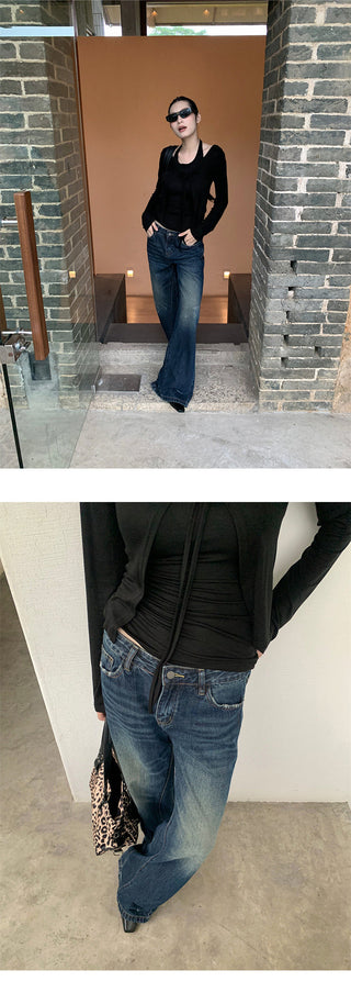 casual straight jeans