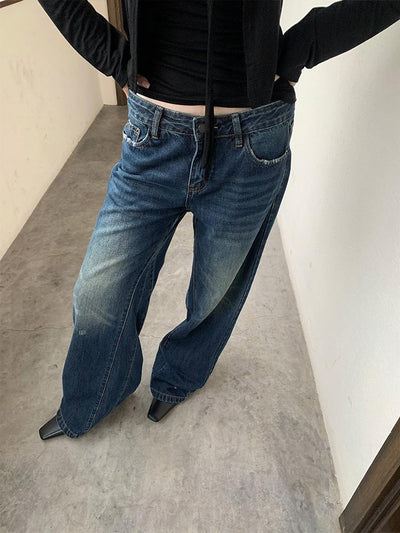 casual straight jeans