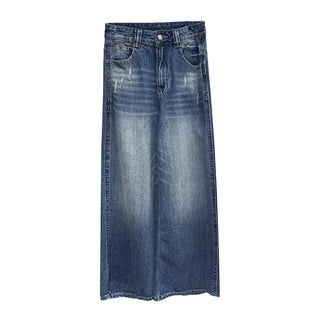 ripped wide jeans