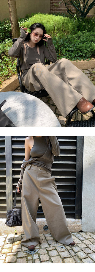 wide suit pants