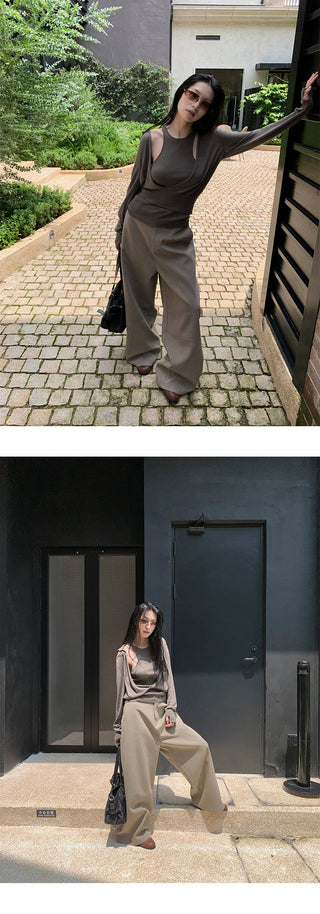 wide suit pants