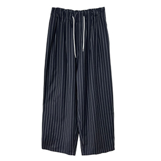 striped wide pants