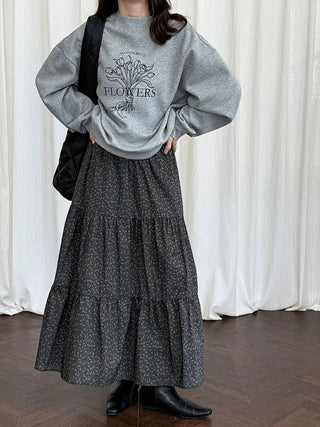 floral tiered Skirt