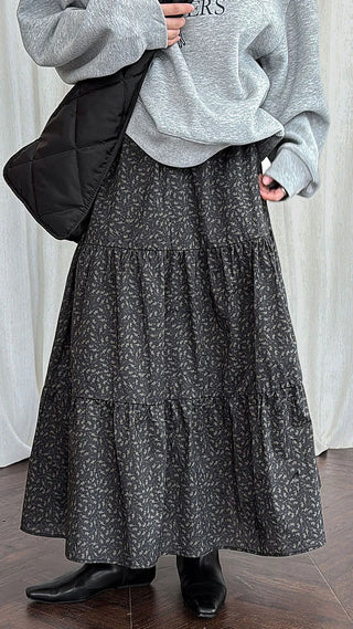 floral tiered Skirt