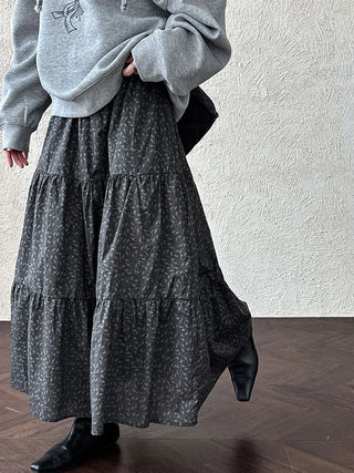 floral tiered Skirt