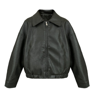 lychee leather coat